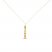 Cartouche Necklace 10K Yellow Gold 18"