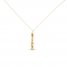 Cartouche Necklace 10K Yellow Gold 18"