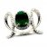 Le Vian Couture Emerald Ring 5/8 ct tw Diamonds 18K Two-Tone Gold