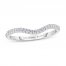 Adrianna Papell Diamond Contour Band 1/6 ct tw 14K White Gold