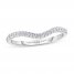 Adrianna Papell Diamond Contour Band 1/6 ct tw 14K White Gold