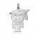 Graduation Owl Charm Sterling Silver