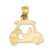 Golf Cart Charm 14K Yellow Gold