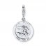 St. Michael Medal Charm Sterling Silver