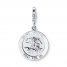 St. Michael Medal Charm Sterling Silver