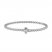 Forever Connected Diamond Bracelet 1 ct tw Round-Cut 10K White Gold 7.25"