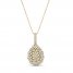 Le Vian Diamond Necklace 7/8 ct tw 14K Honey Gold 18"