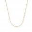 Cable Chain Necklace 14K Yellow Gold 16" Length