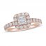 Neil Lane Premiere Diamond Engagement Ring 1-5/8 ct tw 14K Rose Gold