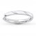 Stackable Ring White Enamel Sterling Silver