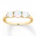 Lab-Created Opal Diamond Accents 10K Yellow Gold Ring
