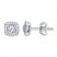 Diamond Earrings 1/4 ct tw Round-cut 10K White Gold