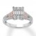 Diamond Engagement Ring 3/4 ct tw 14K Two-Tone Gold