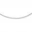 Wire Necklace Sterling Silver 18" Length