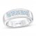 Men's First Light Diamond Wedding Band 1 ct tw Round-cut 14K White Gold