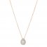 Le Vian Opal & Diamond Necklace 1/8 ct tw 14K Strawberry Gold 18"