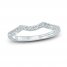 Monique Lhuillier Bliss Diamond Wedding Band 1/5 ct tw Round-cut 18K White Gold