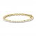 Diamond Tennis Bracelet 2 ct tw Round-cut 10K Yellow Gold 7"