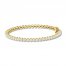 Diamond Tennis Bracelet 2 ct tw Round-cut 10K Yellow Gold 7"