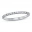 Diamond Anniversary Ring 1/6 ct tw Round-cut 10K White Gold