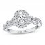 Previously Owned Neil Lane Bridal Diamond Ring 1-1/6 cts tw 14K White Gold