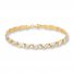 Link Bracelet 10K Yellow Gold 7.5" Length