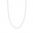 18" Singapore Chain 14K White Gold Appx. 1.4mm