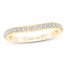 First Light Diamond Wedding Band 1/4 ct tw Round-cut 14K Yellow Gold