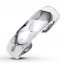 Domed Toe Ring Sterling Silver