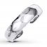 Domed Toe Ring Sterling Silver