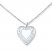 Heart Locket Necklace Sterling Silver