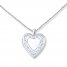 Heart Locket Necklace Sterling Silver