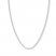 24 Curb Chain Necklace 14K White Gold Appx. 2.7mm