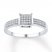 Diamond Ring 1/6 ct tw Round-cut Sterling Silver