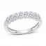 Diamond Anniversary Ring 1/4 ct tw 10K White Gold