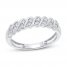 Diamond Anniversary Ring 1/4 ct tw 10K White Gold