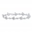 Butterfly Bracelet 1/10 ct tw Diamonds Sterling Silver