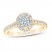 First Light Diamond Engagement Ring 5/8 ct tw Round-cut 14K Yellow Gold