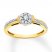 Diamond Ring 1/4 ct tw Round-cut 10K Two-Tone Gold