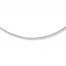 Rope Chain Necklace 10K White Gold