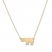 Elephant Necklace 14K Yellow Gold 16"-18" Adjustable