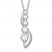 Diamond Necklace 1/2 ct tw Round-cut 10K White Gold 19 Length