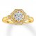 Diamond Engagement Ring 1/2 ct tw Round-cut 14K Yellow Gold