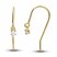 Diamond Drop Earrings 1/10 ct tw Round-cut 10K Yellow Gold