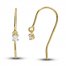 Diamond Drop Earrings 1/10 ct tw Round-cut 10K Yellow Gold