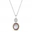 Le Vian Opal Necklace 5/8 ct tw Diamonds 14K Vanilla Gold 18"