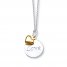 Love Necklace Sterling Silver/14K Gold