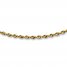 Rope Chain Necklace 14K Yellow Gold 18" Length