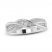 Diamond Anniversary Ring 1/6 ct tw Round-cut 10K White Gold