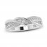 Diamond Anniversary Ring 1/6 ct tw Round-cut 10K White Gold